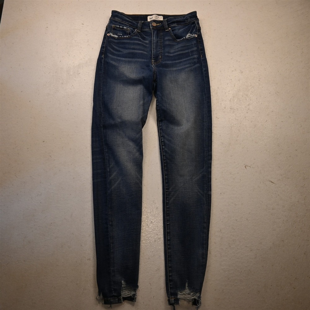 Buckle 26 Billie Slim Fit High Rise Ankle Skinny Dark Stretch Denim Womens Jeans